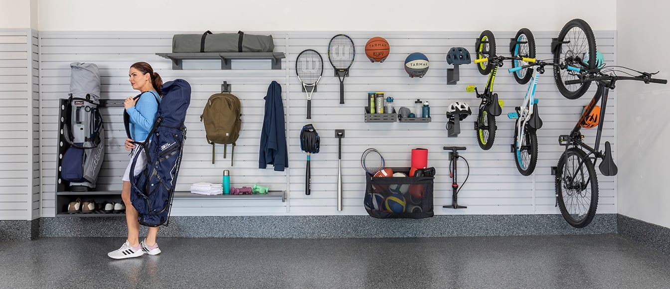 Customize Your Garage Walls with Slatwall Panels With Garage Living