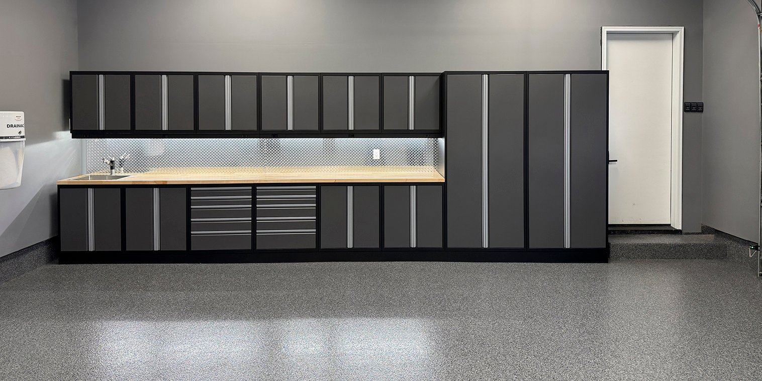 Garage Living Tecnica cabinetry project After - 1516 x 758 Ryan Chieduch