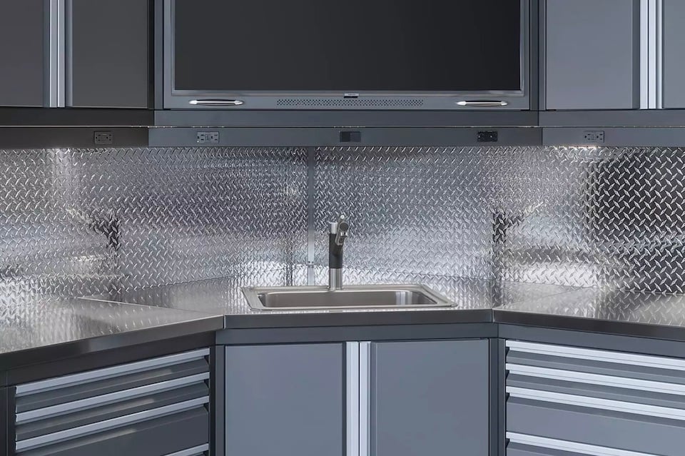 luxury garage cabinets