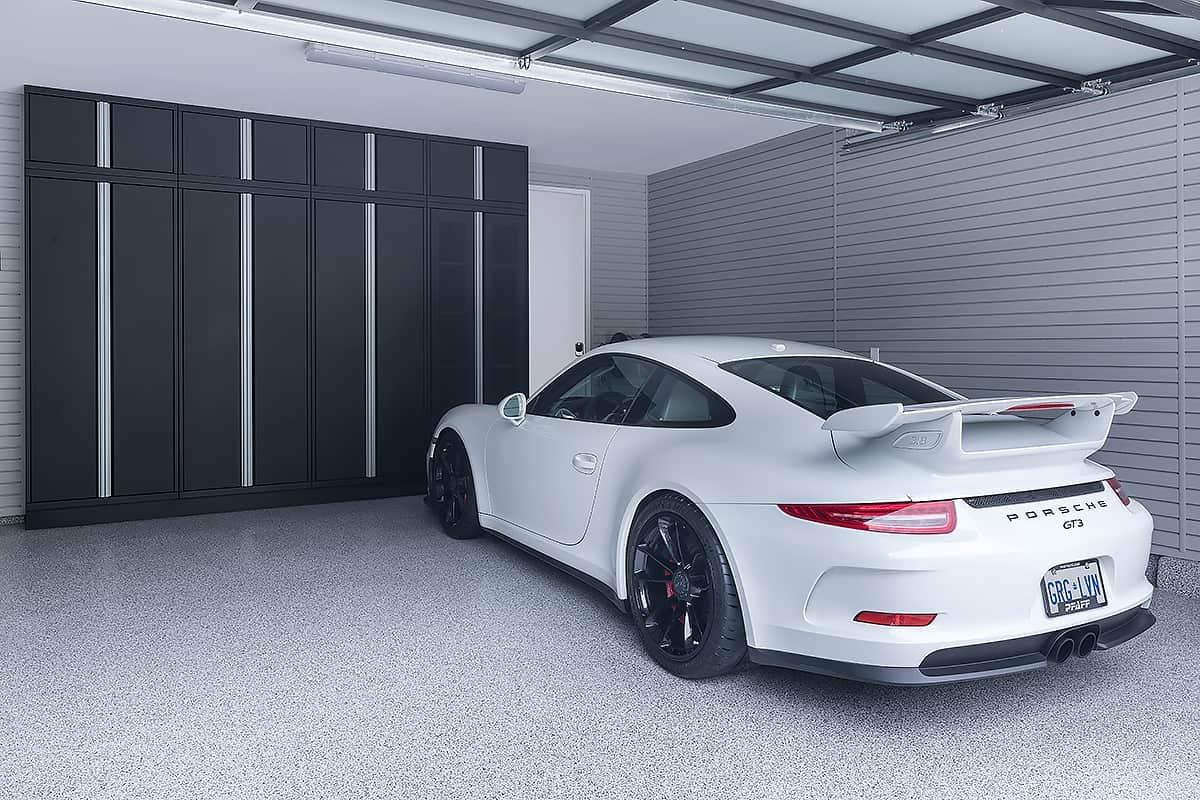 minimalist garage