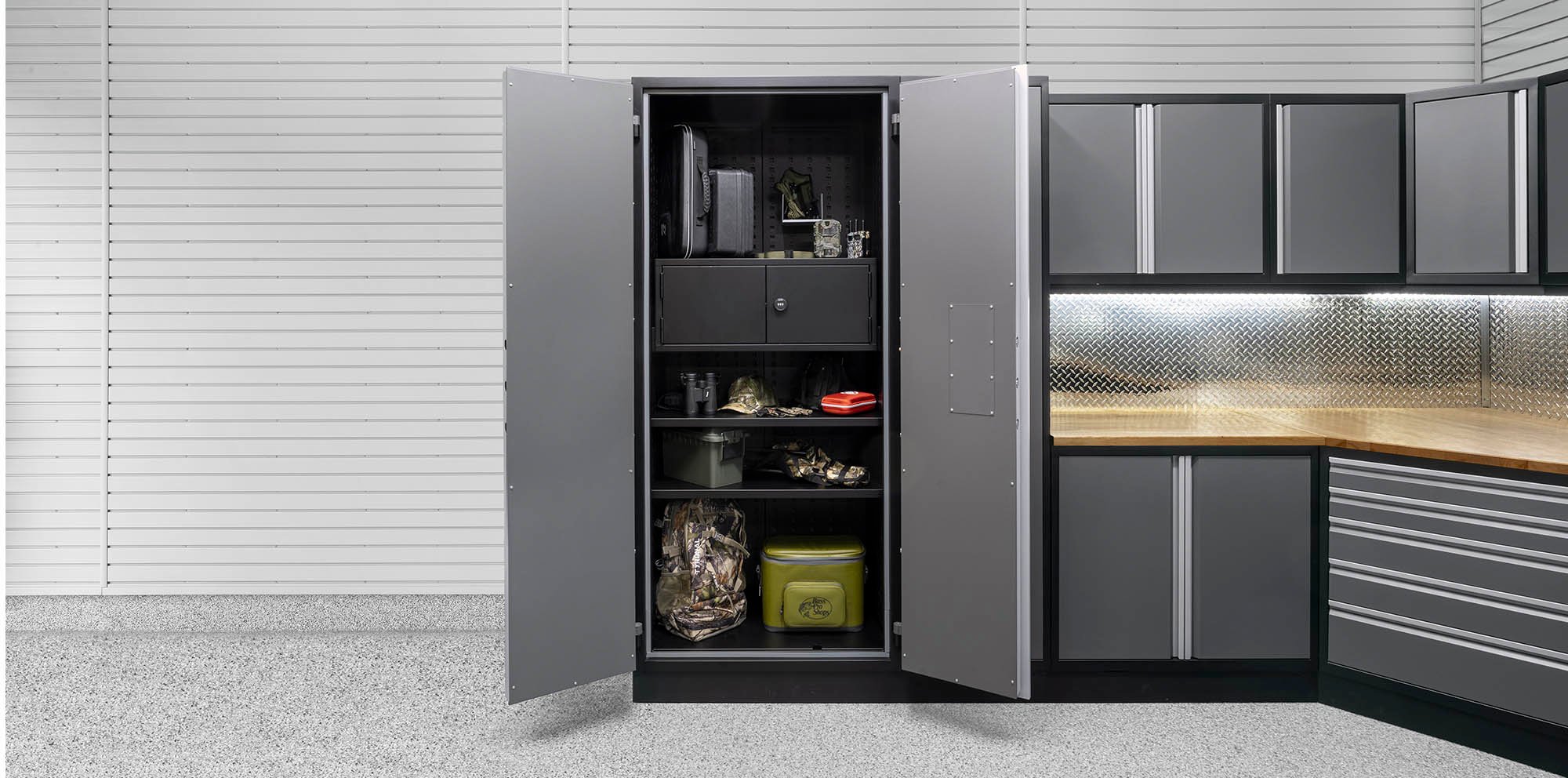 The Vault by Signature, Garage Living - Secure your gear and valuables.