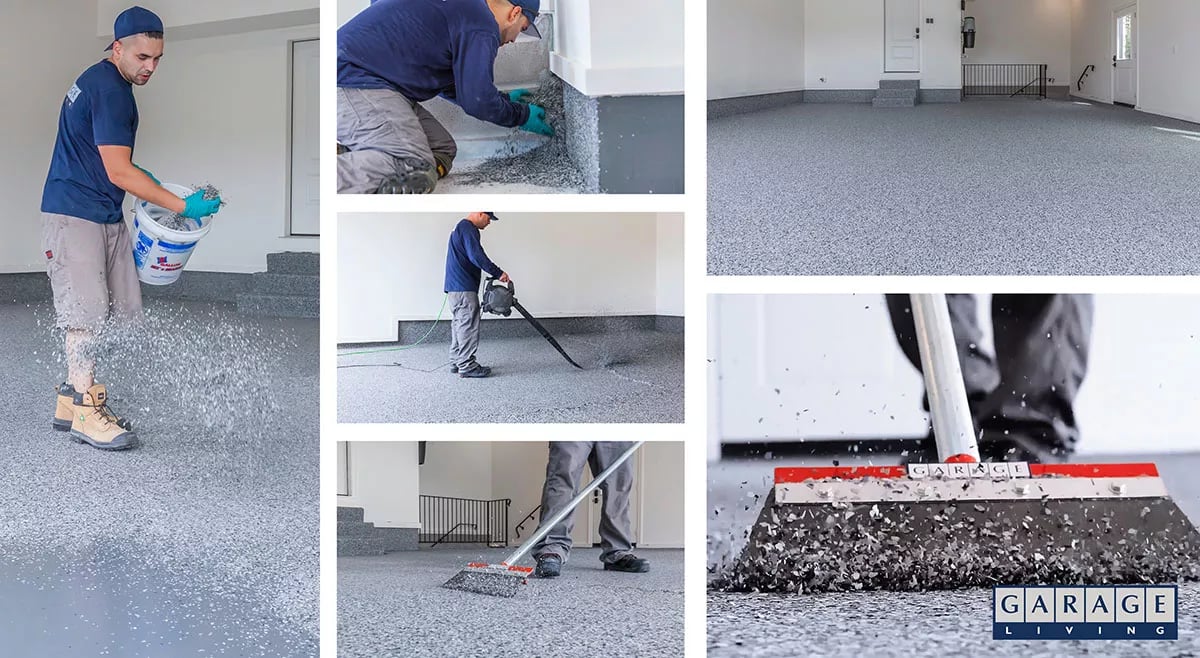 DECORATIVE FLOORTEX FLAKES - Garage Living