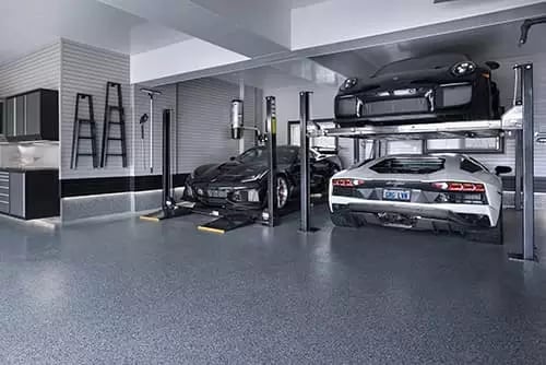 Garage Galleries - Double Car lift by Garage Living