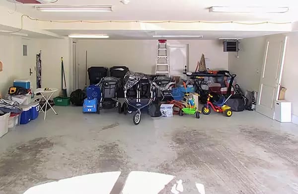 Garage makeover before by Garage Living 