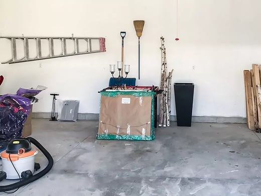 Garage Makeover before by Garage Living