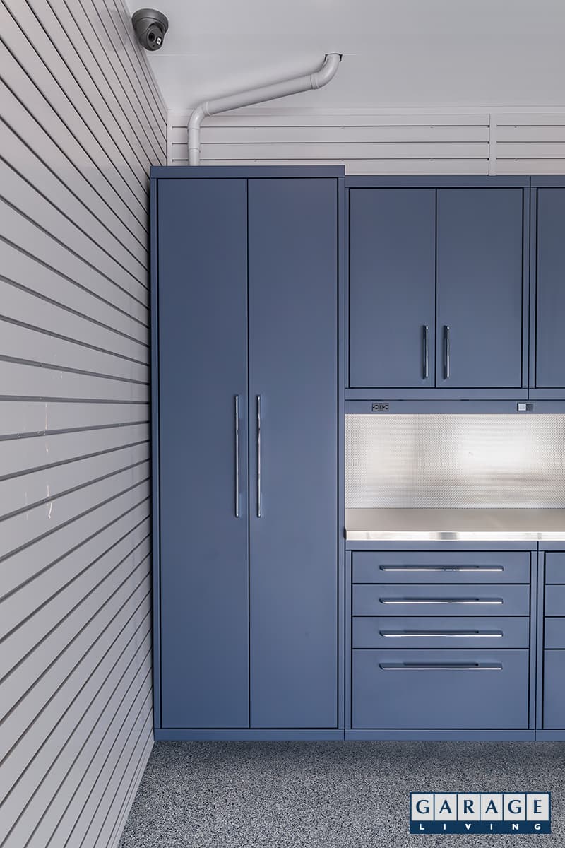 Harbor Blue -Cabinetry Garage Living