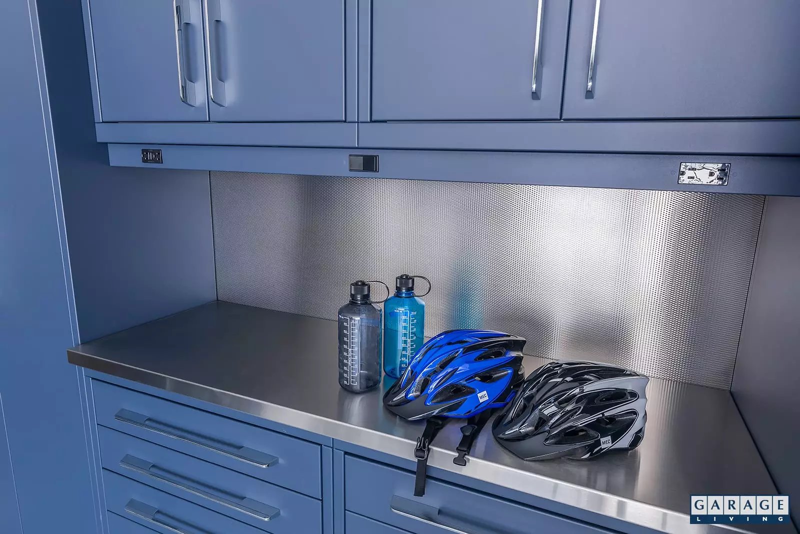 Harbor Blue counter - Garage Living