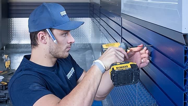 Installation of Garage Living Team